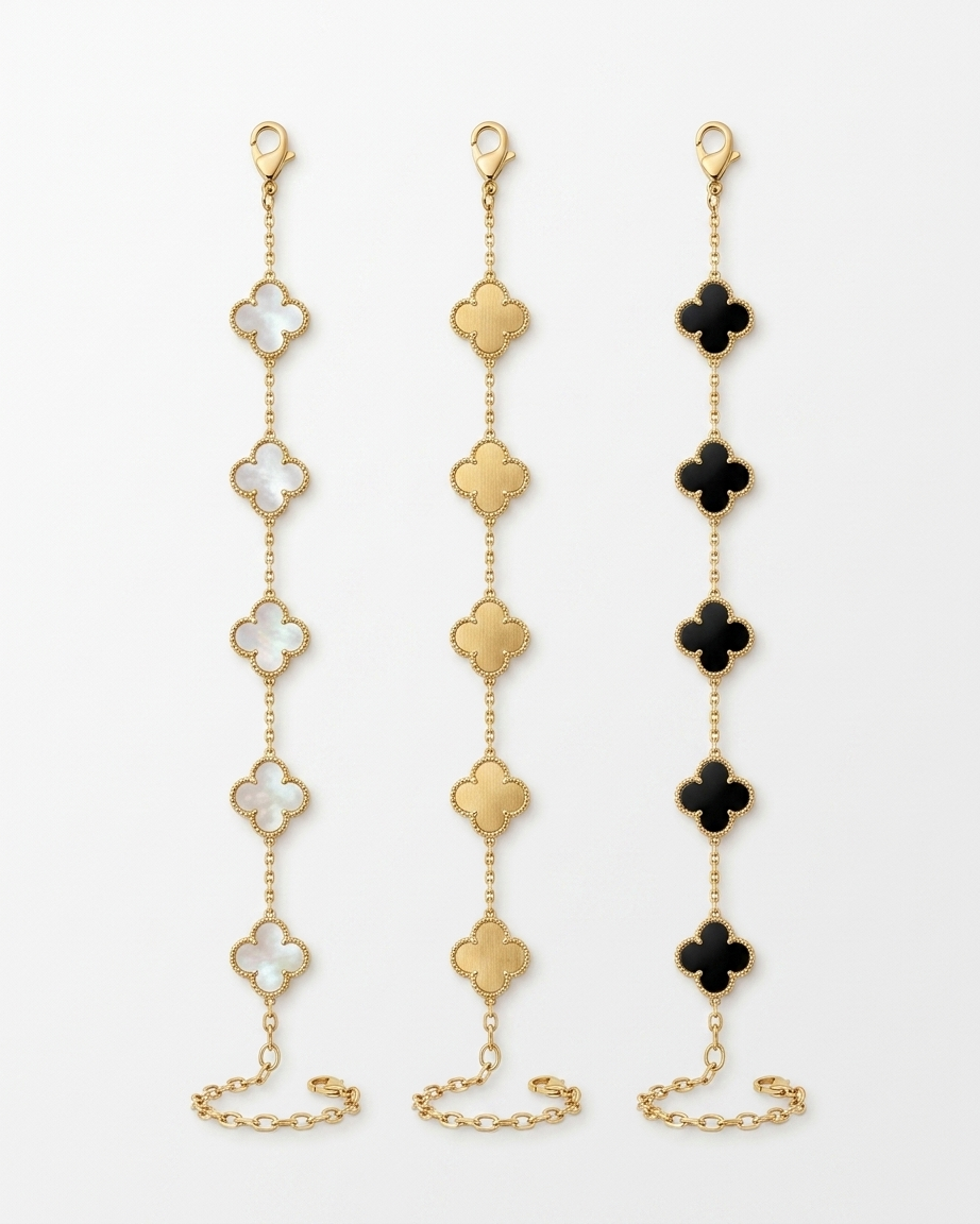 Van Cleef & Arpels Vintage Alhambra 5-Motif Bracelet | Zaryab
