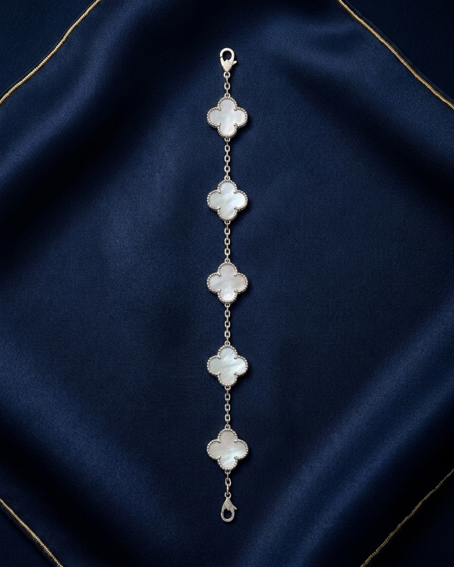 Van Cleef & Arpels Vintage Alhambra 5-Motif Bracelet | Zaryab