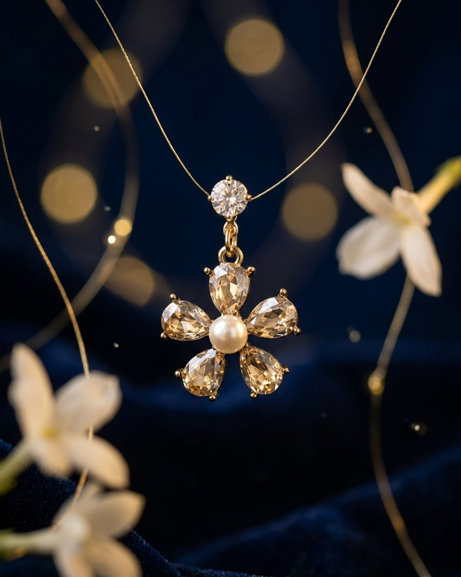 Scenesmire Elegant Petal Flower Earrings | Zaryab