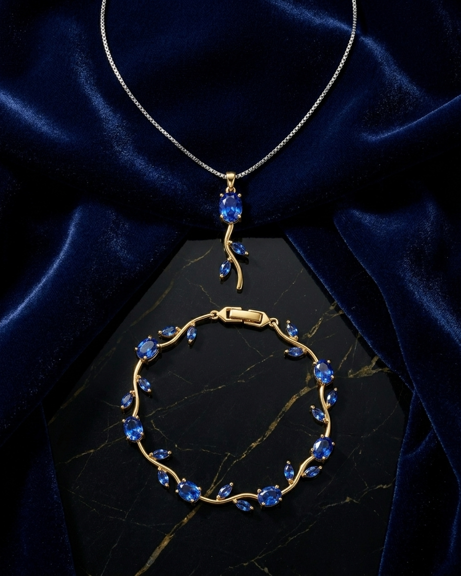 Tulip Set ( Tulip Bracelet + Tulip Necklace ) | Zaryab