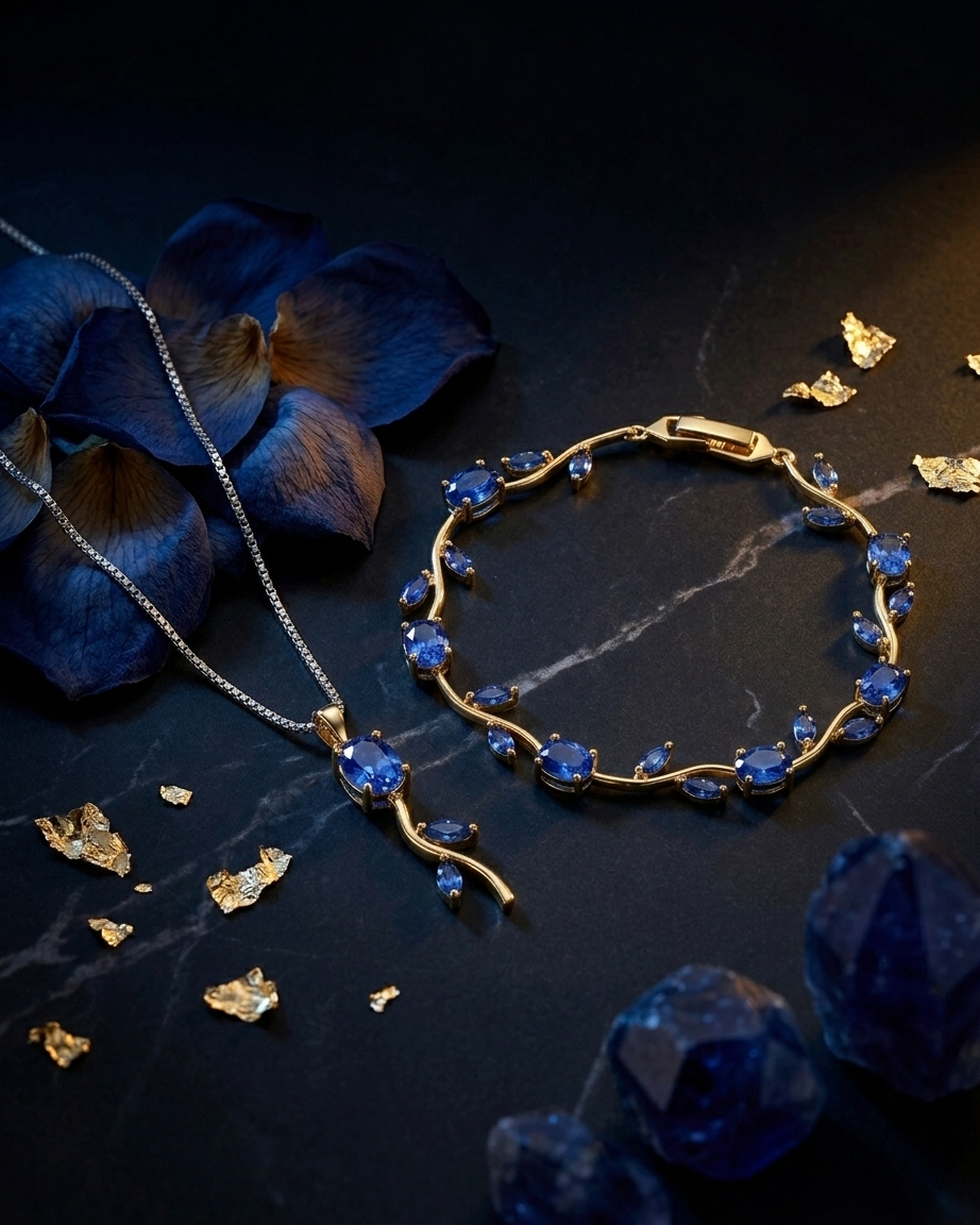 Tulip Set ( Tulip Bracelet + Tulip Necklace ) | Zaryab